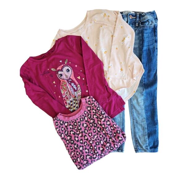 5T Lot Carters, Jumping Beans, Cat & Jack,  Abercrombie 2 Toned Jeans - Picture 1 of 10